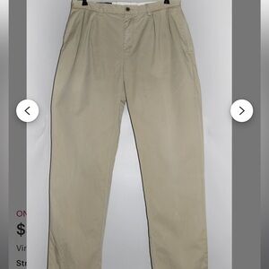 Mens Polo Ralph Lauren Vintage Ethan Cotton Chino Pant- Khaki-Size 32/32